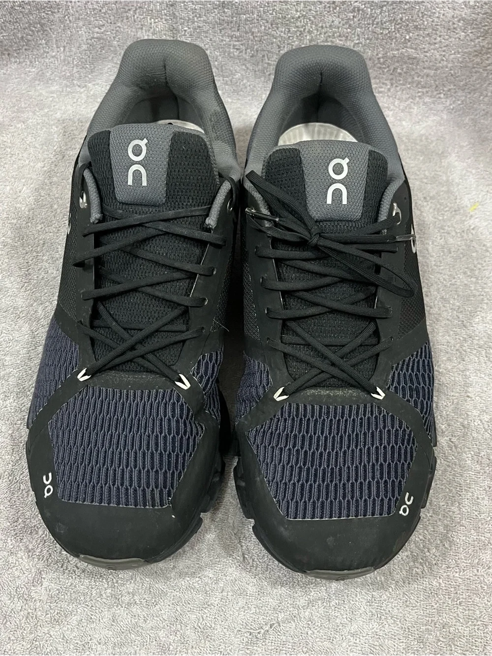 On Running Cloudflyer Black/White Running Shoes Men's sz 12.5